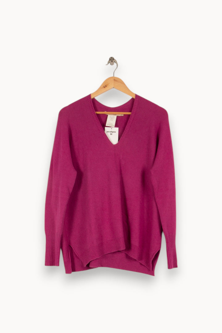 Pull Rose - Taille S/36 de la marque La Fée Maraboutée | PARAD41511 - Vendu par Paradigme - Image 1