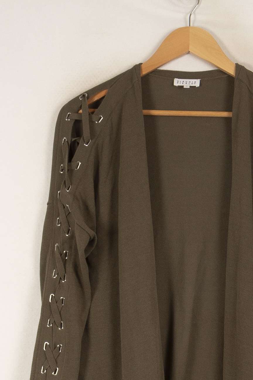 Gilet Vert - Taille S/36 de la marque Claudie Pierlot | PARAD41546 - Vendu par Paradigme - Image 2