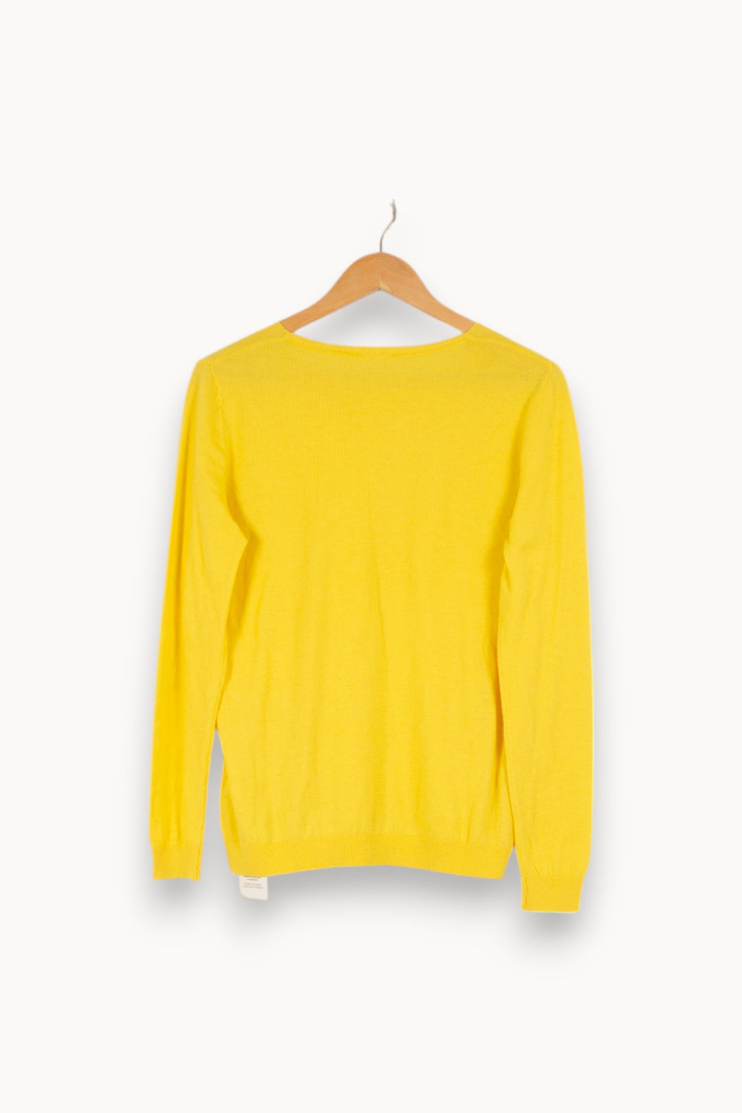 Pull jaune - Taille M/38 de la marque American Vintage | PARAD41552 - Vendu par Paradigme - Image 3