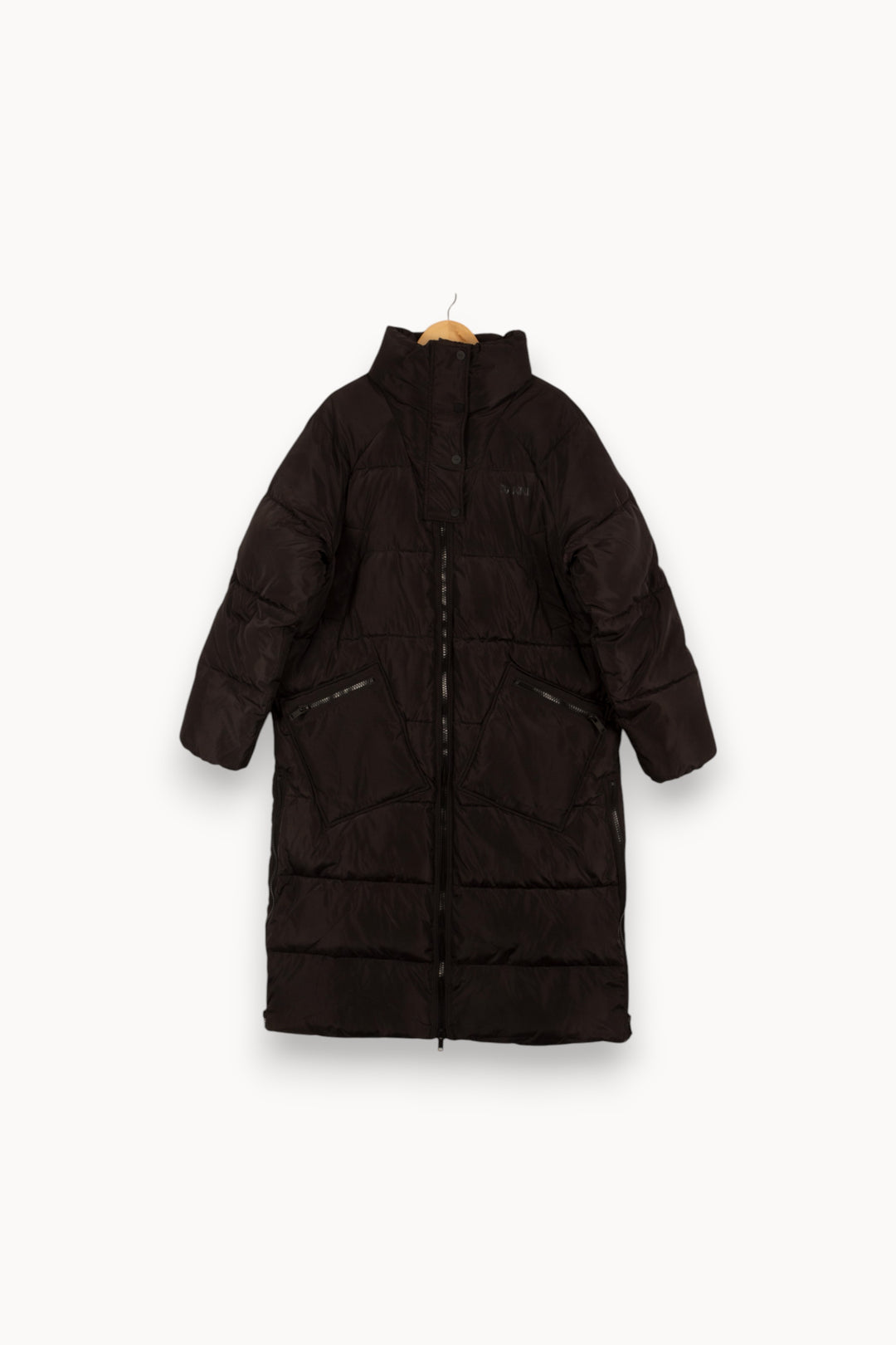 Manteau Noir - Taille S/36 de la marque Ganni | PARAD41576 - Vendu par Paradigme - Image 1
