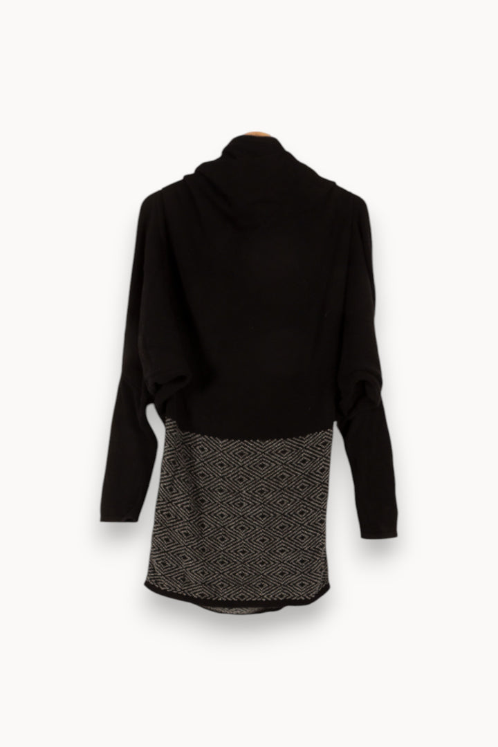 Pull noir et blanc - Taille M/38 de la marque Ekyog | PARAD41590 - Vendu par Paradigme - Image 3