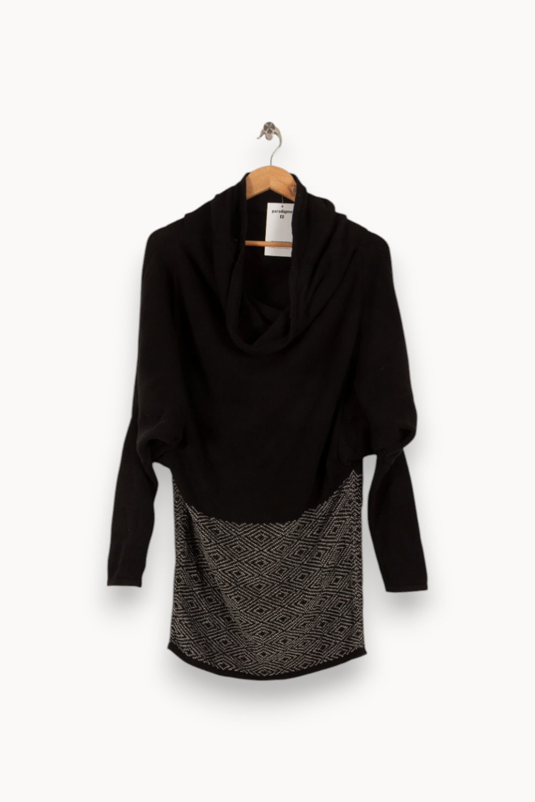 Pull noir et blanc - Taille M/38 de la marque Ekyog | PARAD41590 - Vendu par Paradigme - Image 1
