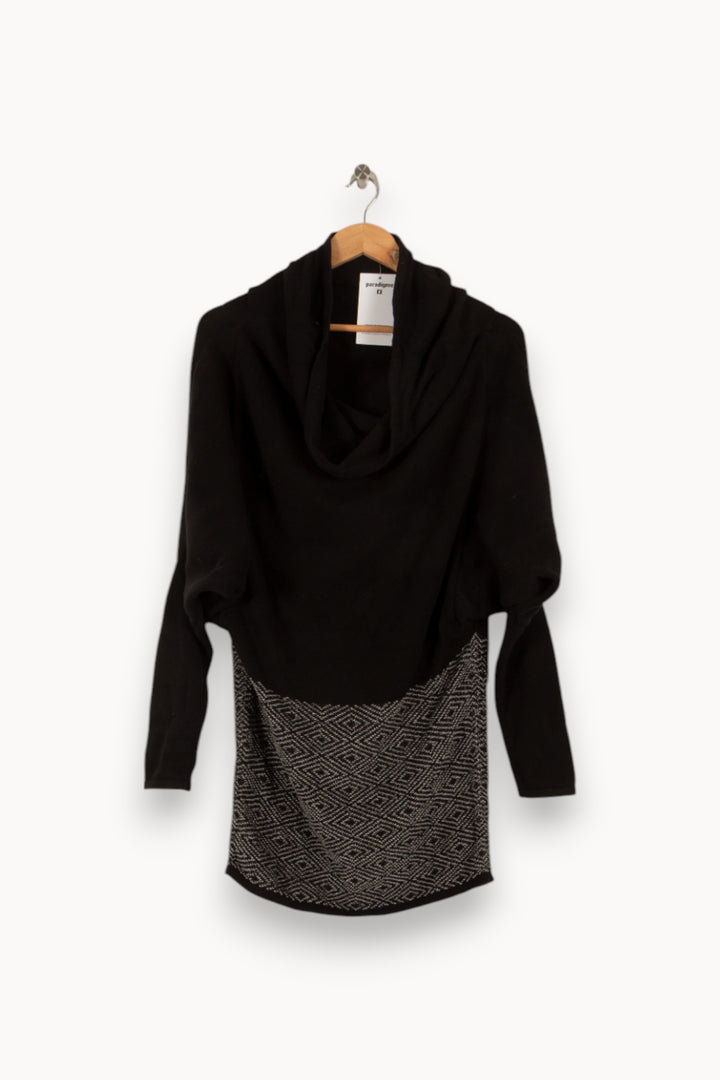 Pull noir et blanc - Taille M/38 de la marque Ekyog | PARAD41590 - Vendu par Paradigme - Image 1