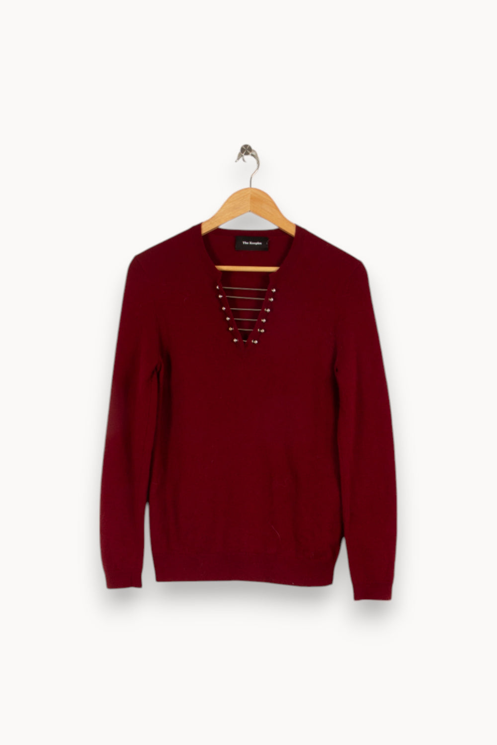Pull Bordeaux - Taille S/36 de la marque The Kooples | PARAD41593 - Vendu par Paradigme - Image 1