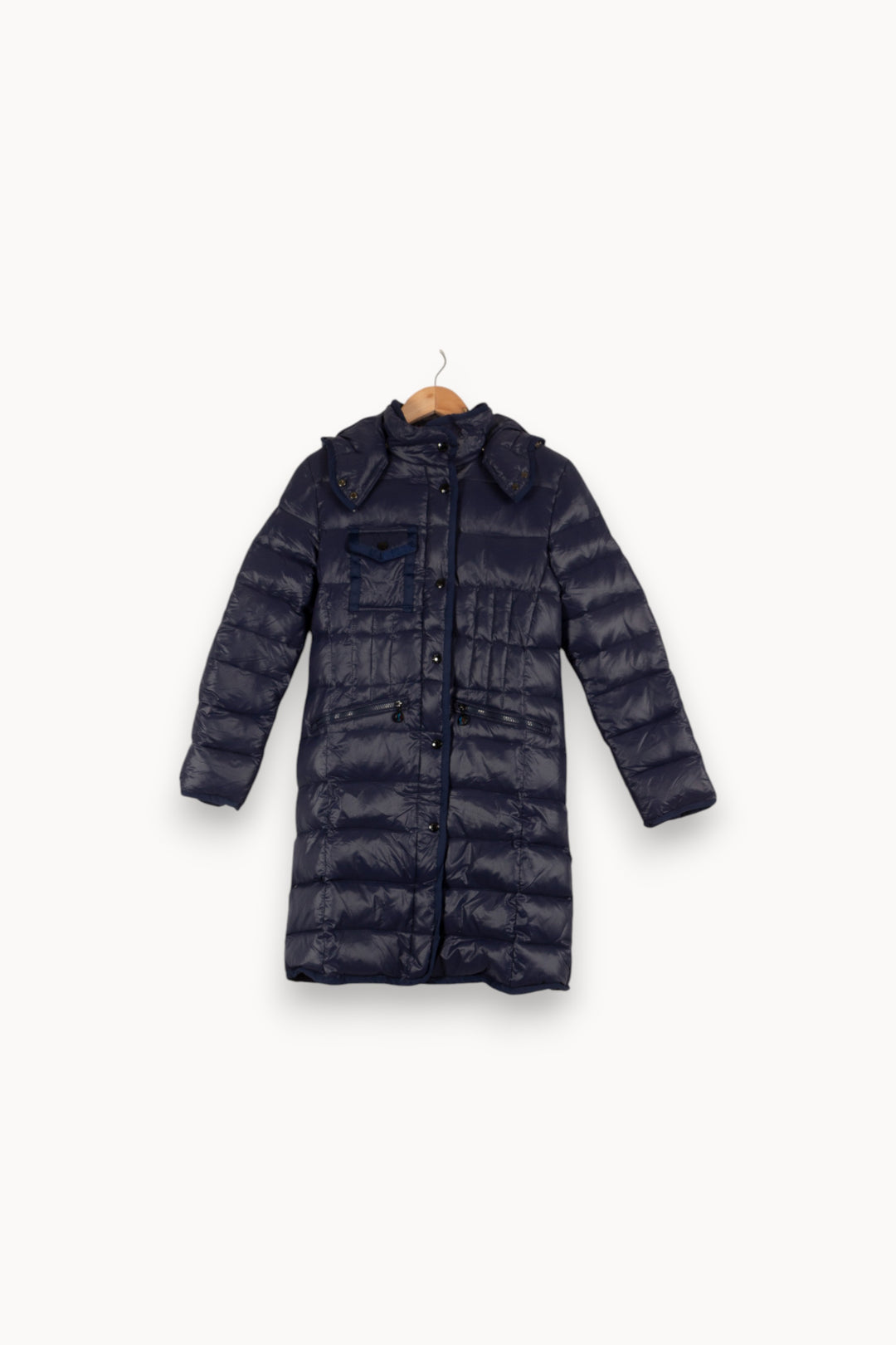 Doudoune bleue - Taille L/40 de la marque Moncler | PARAD41608 - Vendu par Paradigme - Image 1