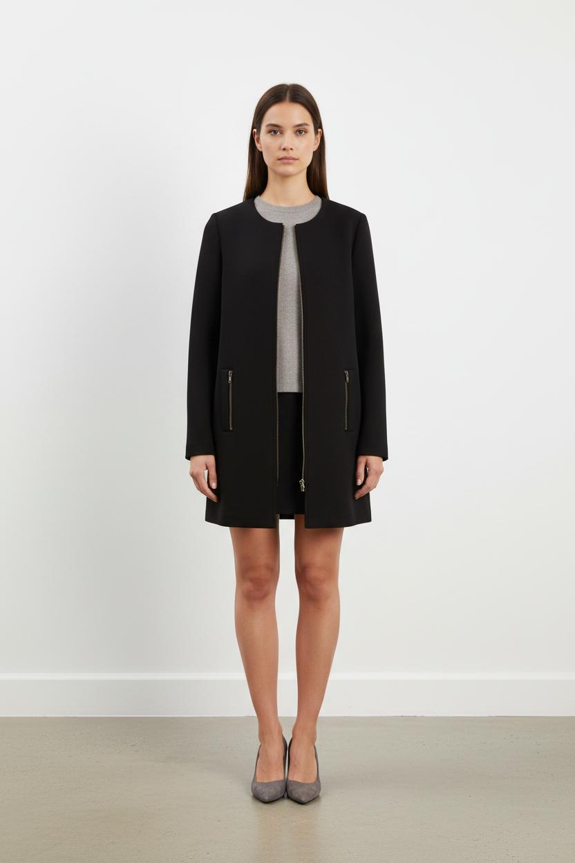 Manteau Noir - Taille XS/34