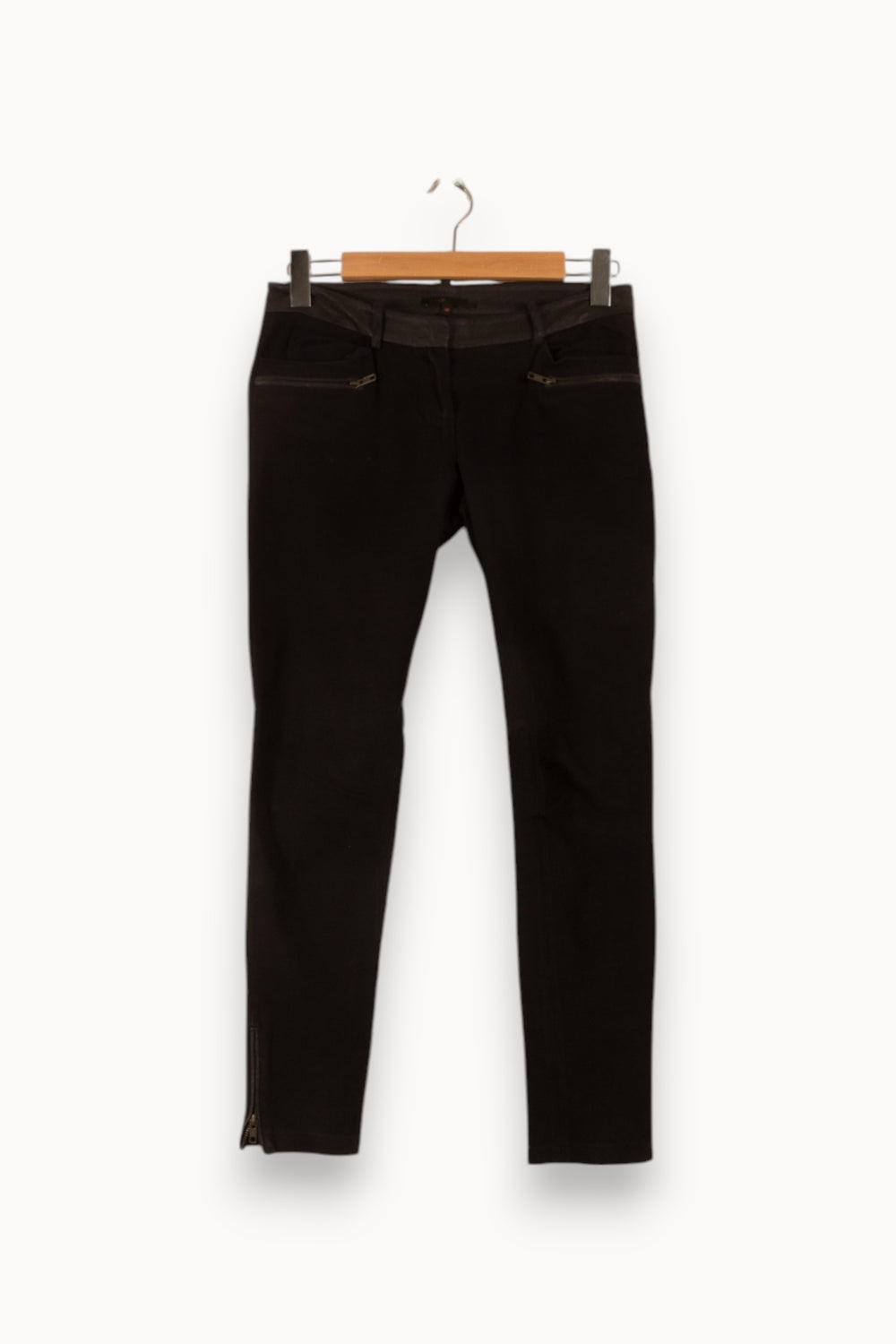 Pantalon Skinny Noir - Taille M/38 de la marque Maje | PARAD41625 - Vendu par Paradigme - Image 2