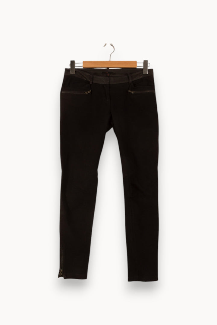 Pantalon Skinny Noir - Taille M/38 de la marque Maje | PARAD41625 - Vendu par Paradigme - Image 2