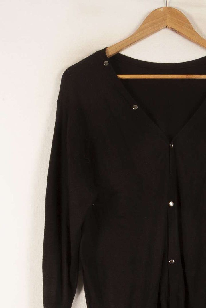 Cardigan Noir - Taille M/38 de la marque IKKS | PARAD41654 - Vendu par Paradigme - Image 3