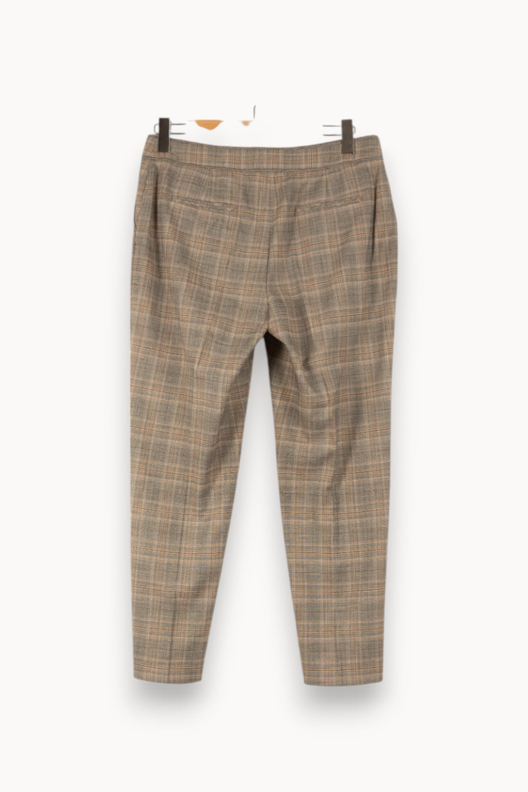Pantalon À Carreaux Gris et Beige - Taille XL/42 de la marque Caroll | PARAD41662 - Vendu par Paradigme - Image 4