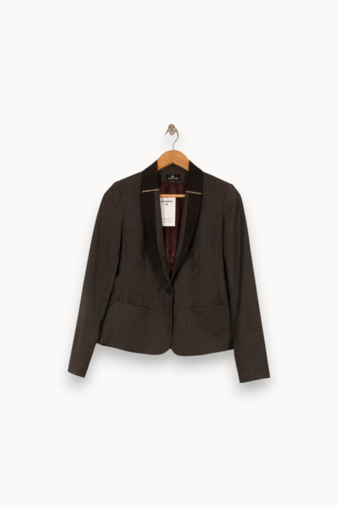 Blazer Gris - Taille XS/34 de la marque One Step | PARAD41668 - Vendu par Paradigme - Image 6