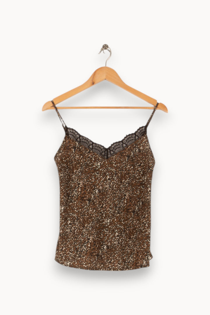 Caraco Marron et Noir - Taille S/36 de la marque IKKS | PARAD41670 - Vendu par Paradigme - Image 2