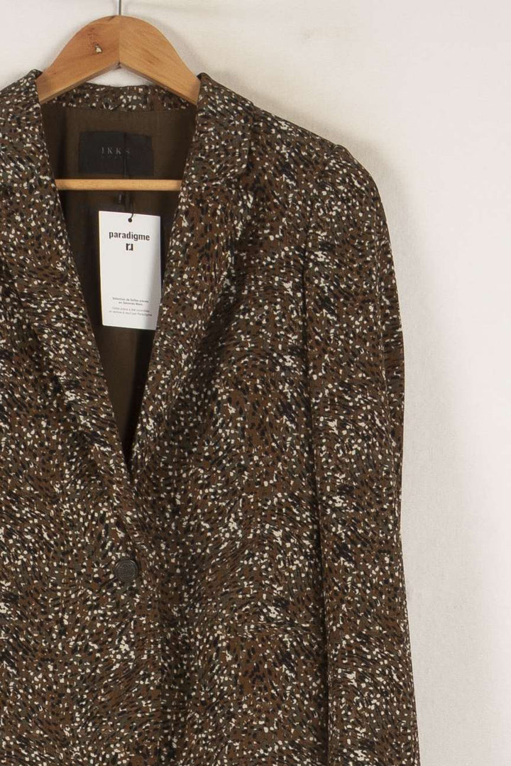 Veste Marron et Blanc - Taille S/36 de la marque IKKS | PARAD41672 - Vendu par Paradigme - Image 3