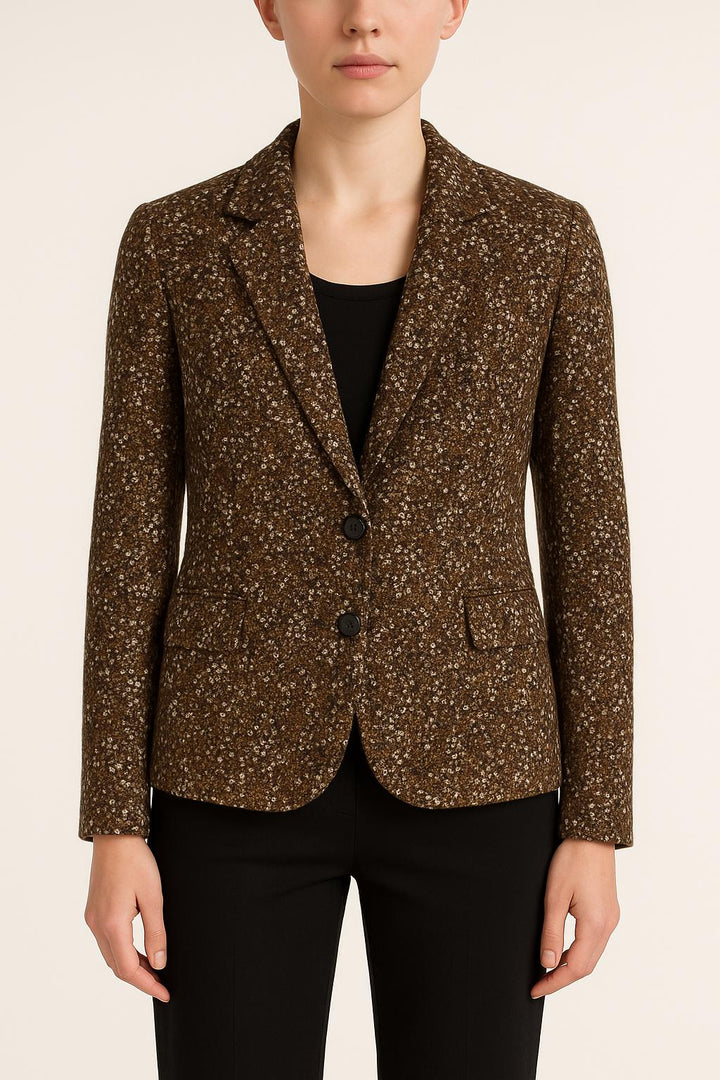 Veste Marron et Blanc - Taille S/36 de la marque IKKS | PARAD41672 - Vendu par Paradigme - Image 1