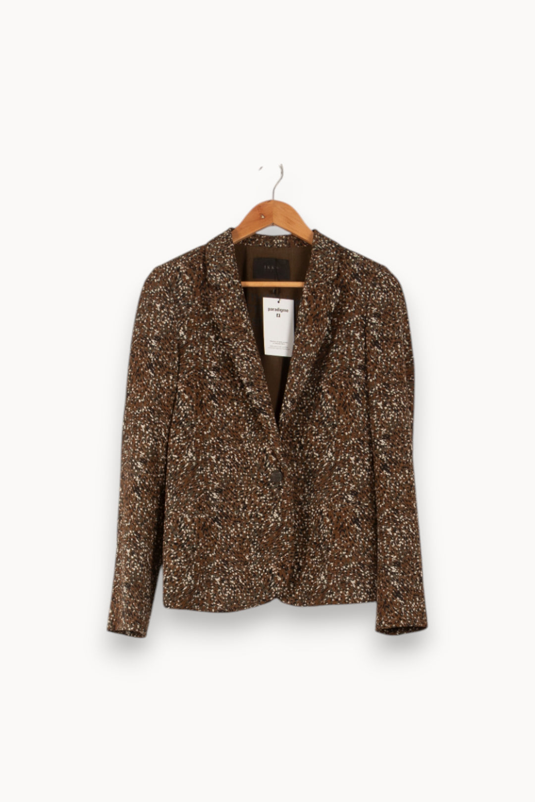 Veste Marron et Blanc - Taille S/36 de la marque IKKS | PARAD41672 - Vendu par Paradigme - Image 2