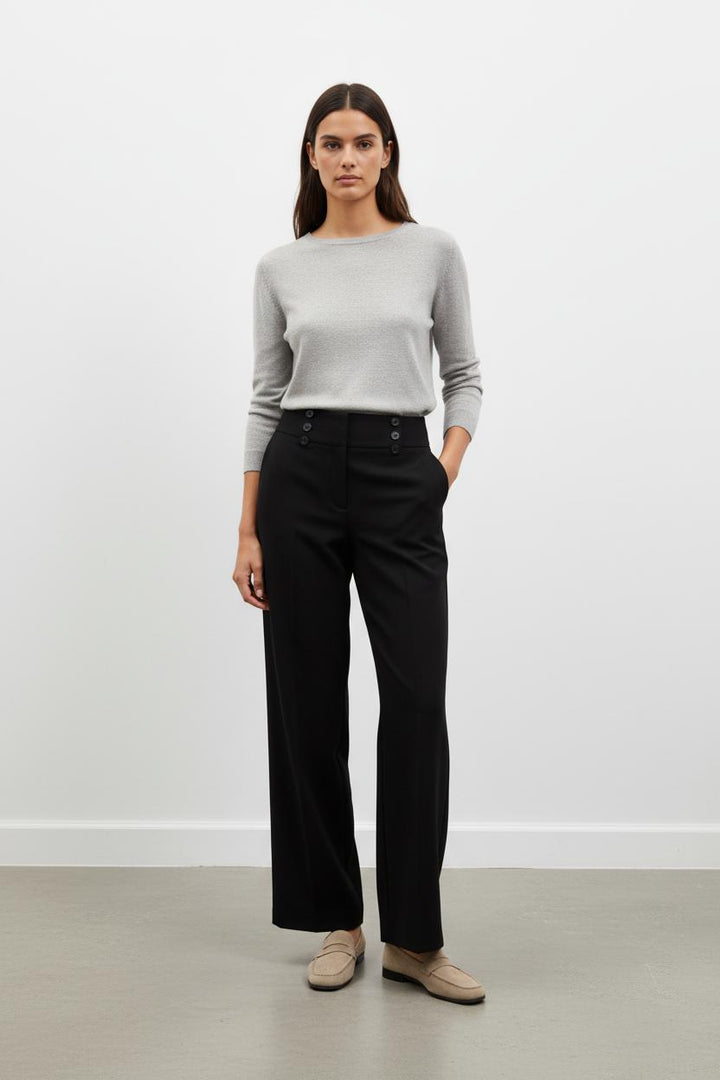 Pantalon De Tailleur Noir - Taille M/38