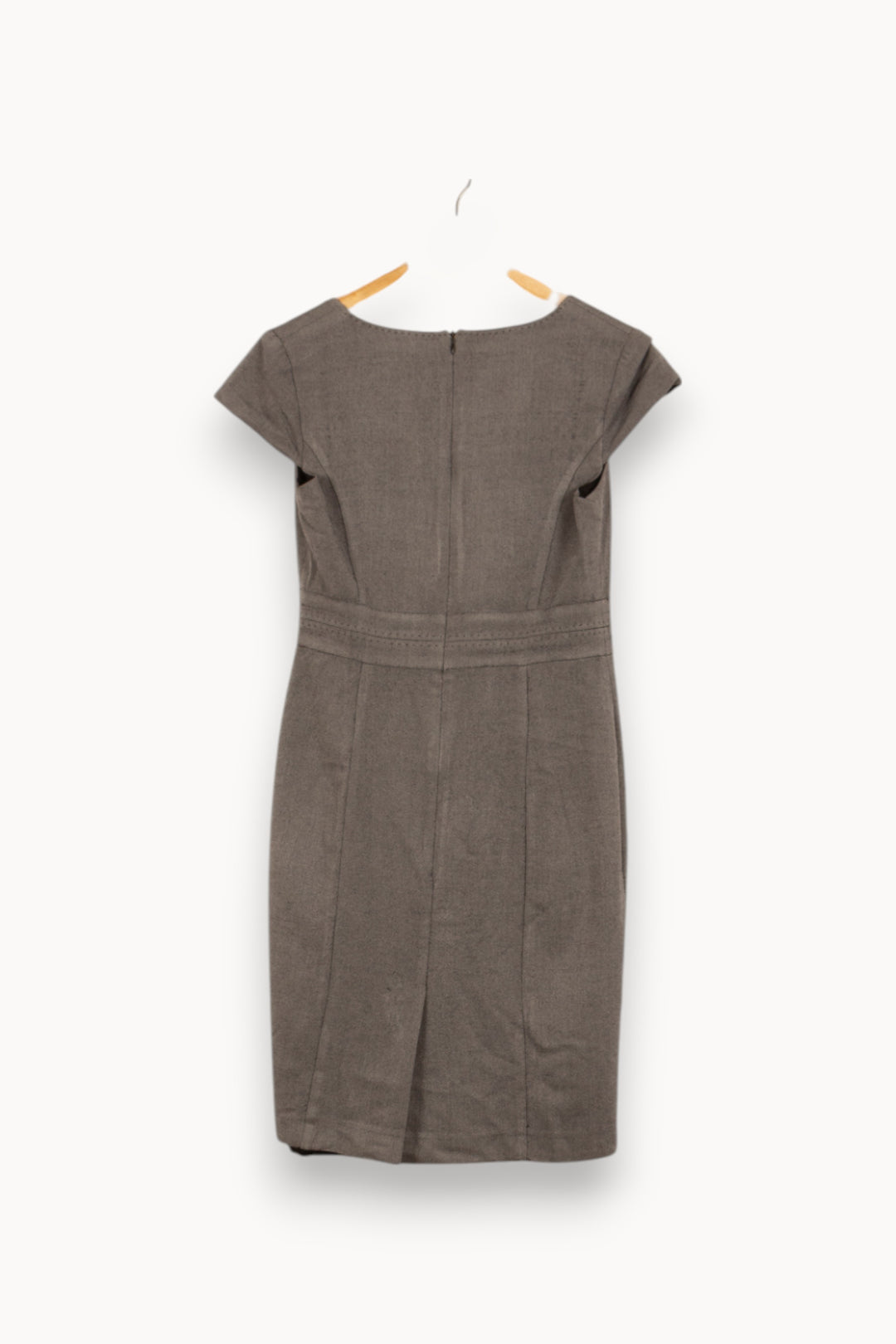 Robe Crayon Grise - Taille M/38 de la marque Caroll | PARAD41679 - Vendu par Paradigme - Image 7