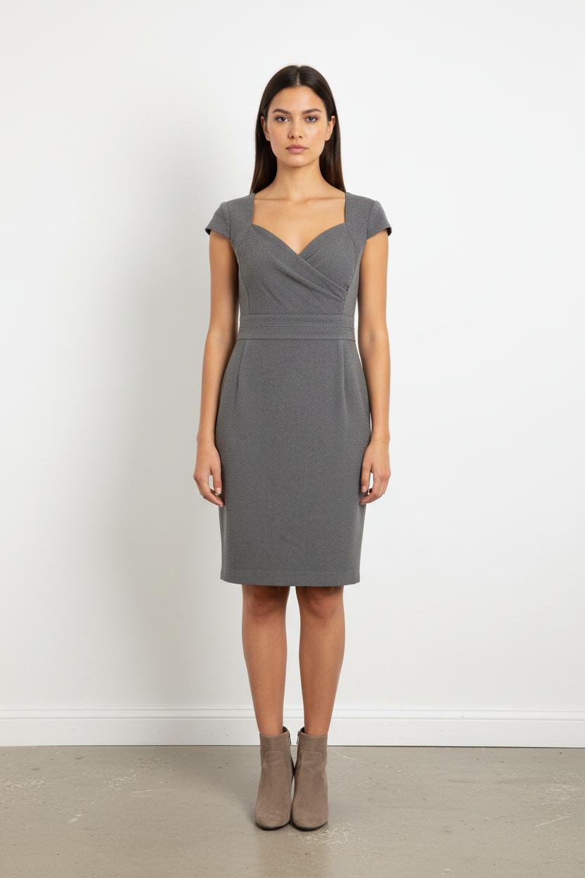 Robe Crayon Grise - Taille M/38