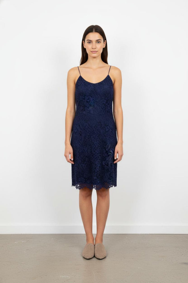 Robe Dentelle Bleu - Taille L/40