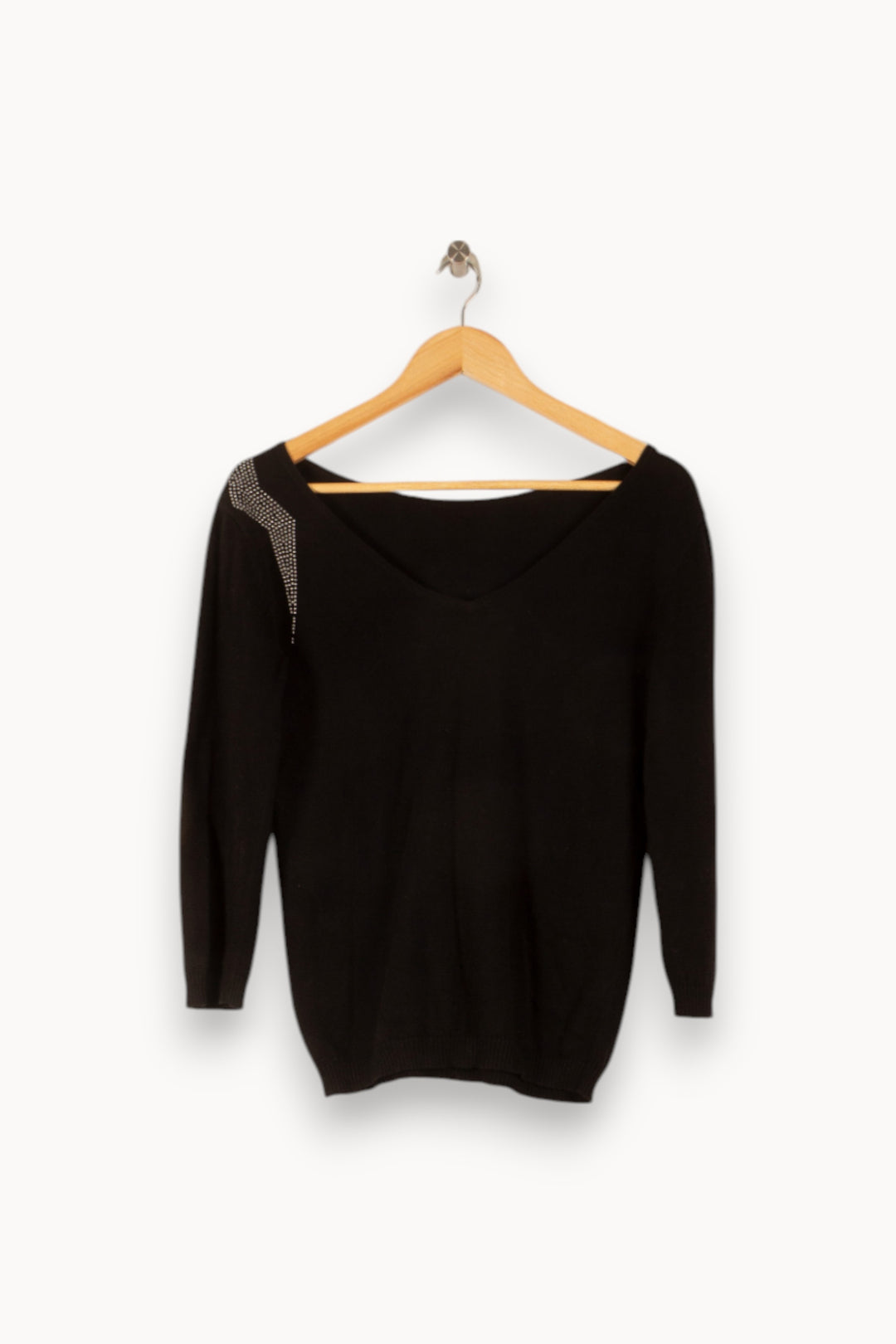 Pull Noir - Taille XS/34 de la marque IKKS | PARAD41684 - Vendu par Paradigme - Image 4