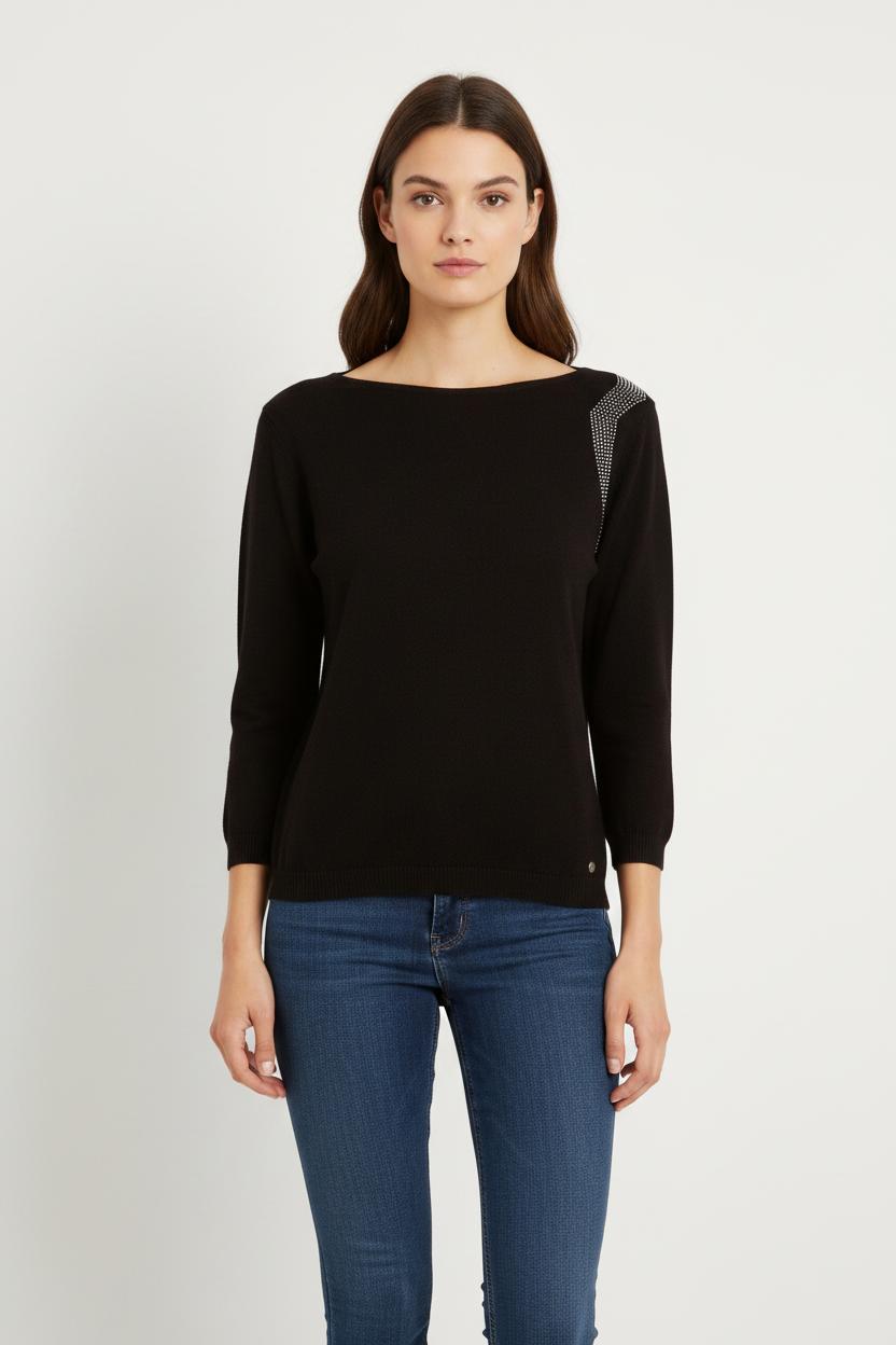 Pull Noir - Taille XS/34