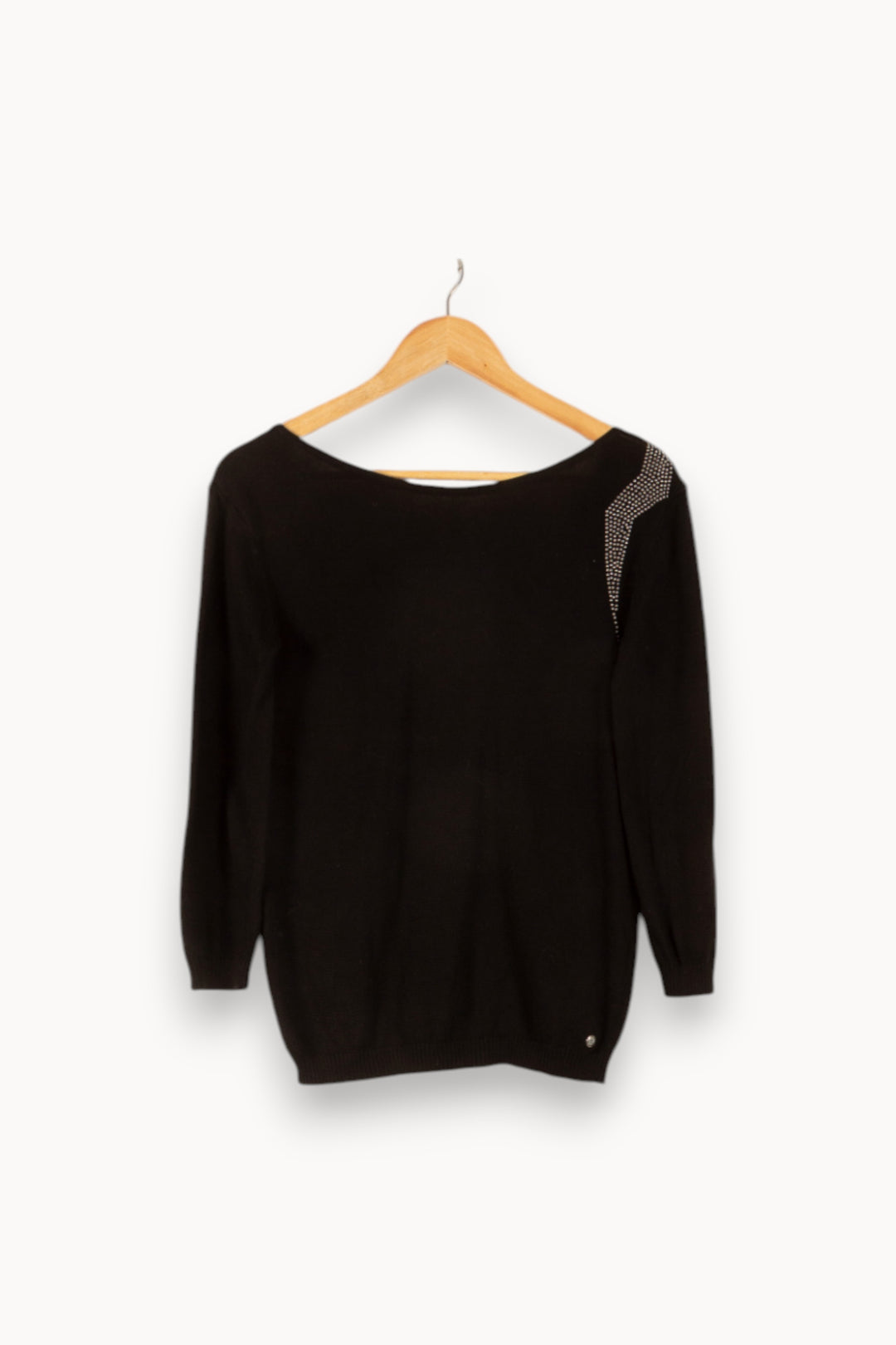 Pull Noir - Taille XS/34 de la marque IKKS | PARAD41684 - Vendu par Paradigme - Image 2