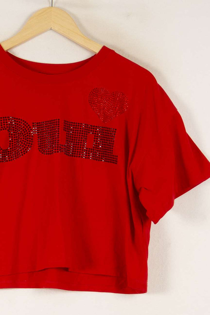 Tee-shirt Rouge - Taille S/36 de la marque The Kooples | PARAD41686 - Vendu par Paradigme - Image 3