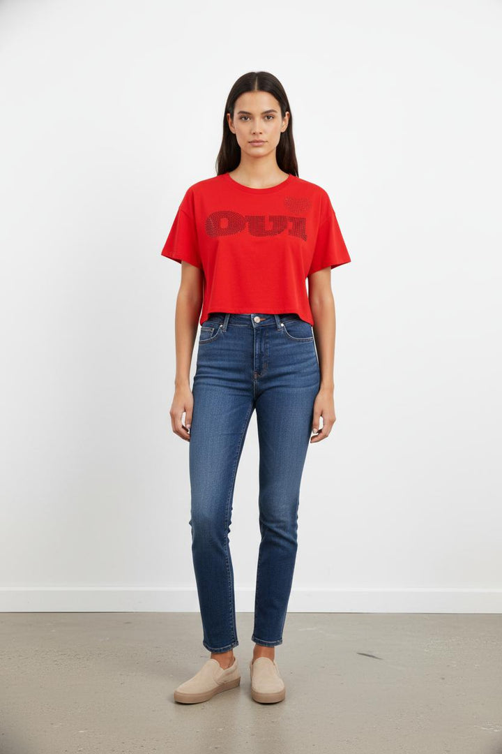 Tee-shirt Rouge - Taille S/36