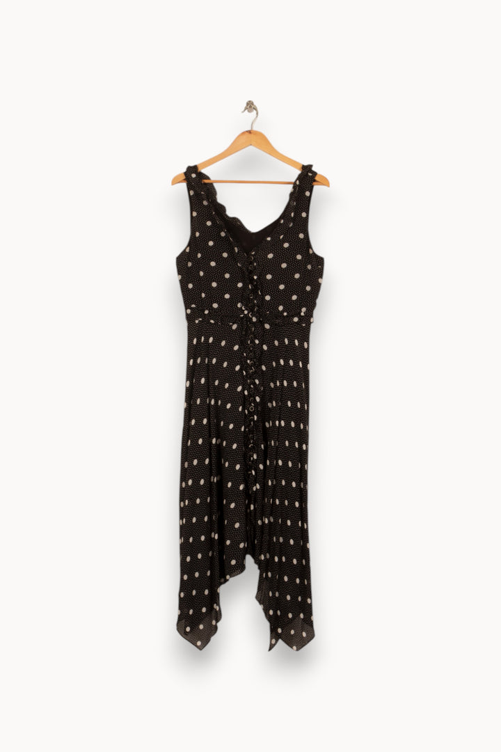 Robe Longue Noire et Blanche - Taille L/40 de la marque The Kooples | PARAD41690 - Vendu par Paradigme - Image 6