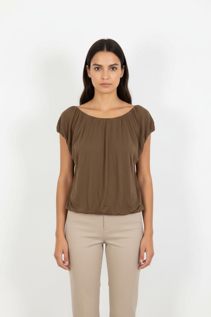 Blouse Beige - Taille XS/34