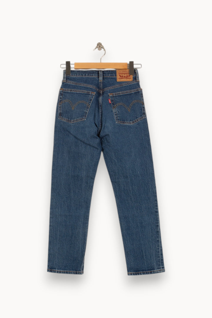 Jean Droit Bleu - Taille XS/34 de la marque Levi's | PARAD41699 - Vendu par Paradigme - Image 4