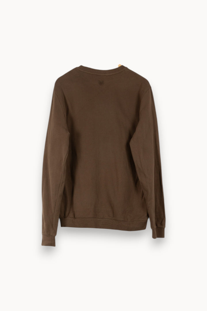 Sweatshirt Marron - Taille L/40 de la marque IKKS | PARAD41706 - Vendu par Paradigme - Image 4
