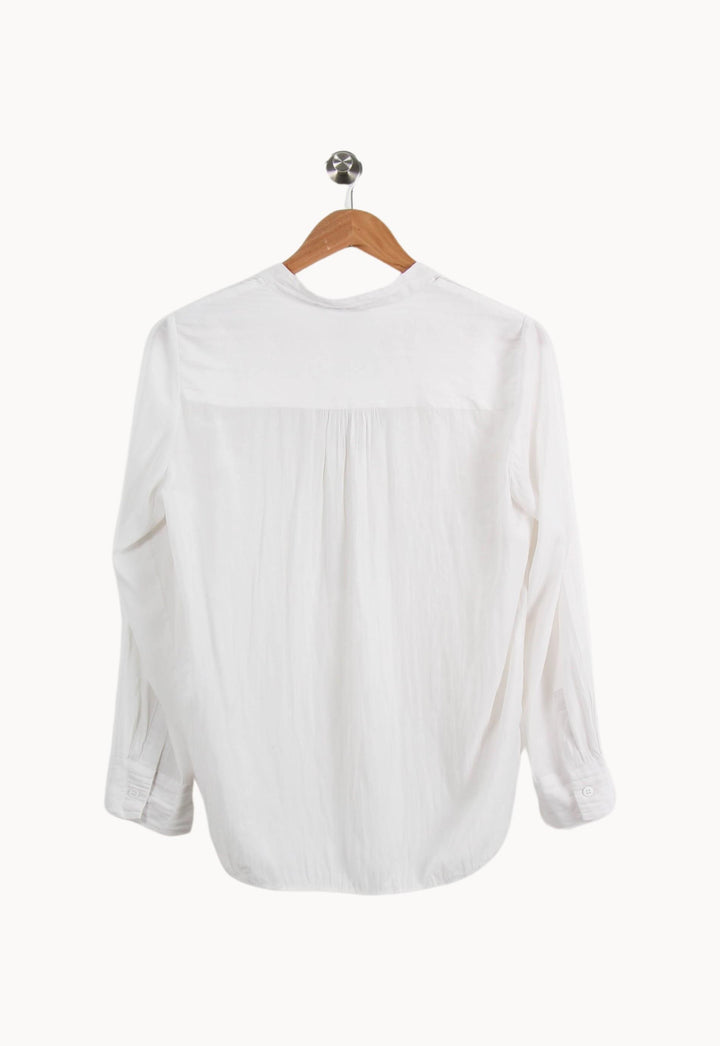 Blouse Blanche - Taille L/40 de la marque Gerard Darel | PARAD41710 - Vendu par Paradigme - Image 4