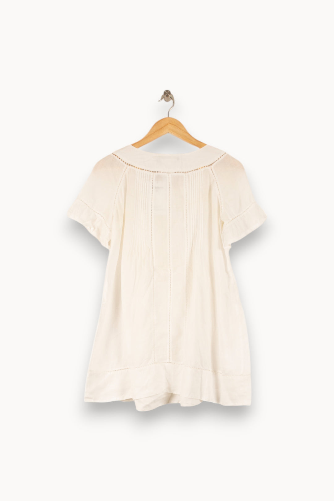 Blouse Blanche - Taille L/40 de la marque Max Mara | PARAD41711 - Vendu par Paradigme - Image 4