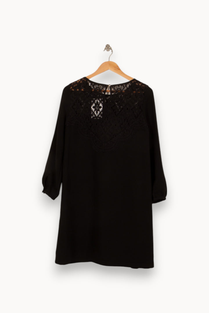 Robe Droite Noire - Taille M/38 de la marque Claudie Pierlot | PARAD41715 - Vendu par Paradigme - Image 4
