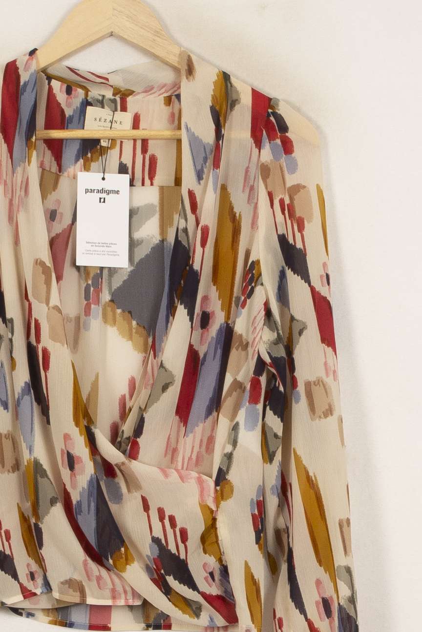 Blouse Multicolore - Taille L/40 de la marque Sézane | PARAD41716 - Vendu par Paradigme - Image 3