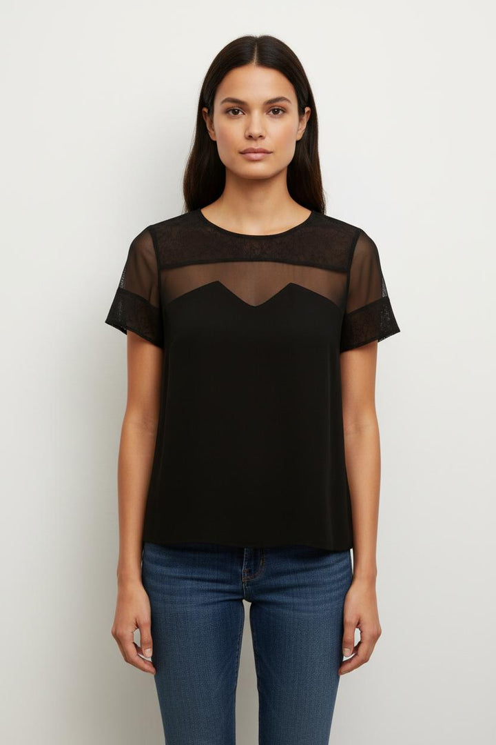 Blouse Noire - Taille L/40