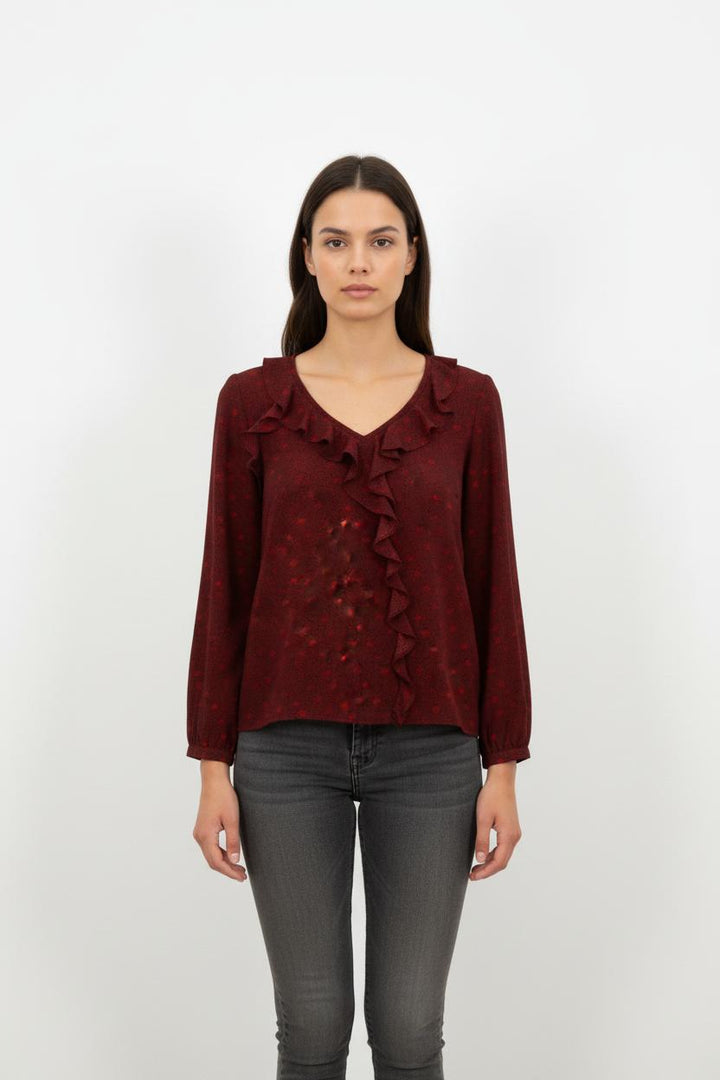 Blouse Bordeaux - Taille M/38