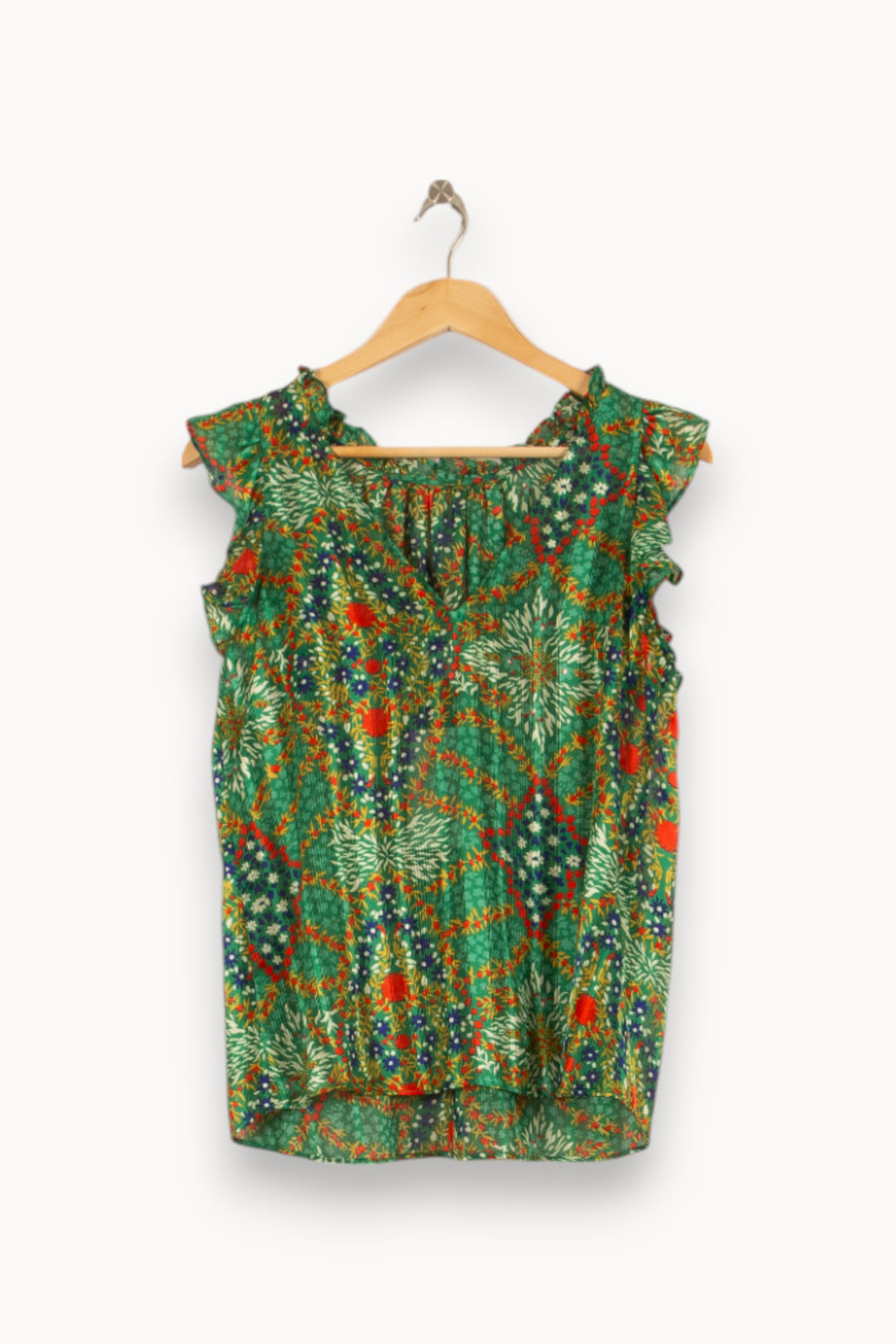 Blouse Verte - Taille S/36 de la marque ba&sh | PARAD41729 - Vendu par Paradigme - Image 4