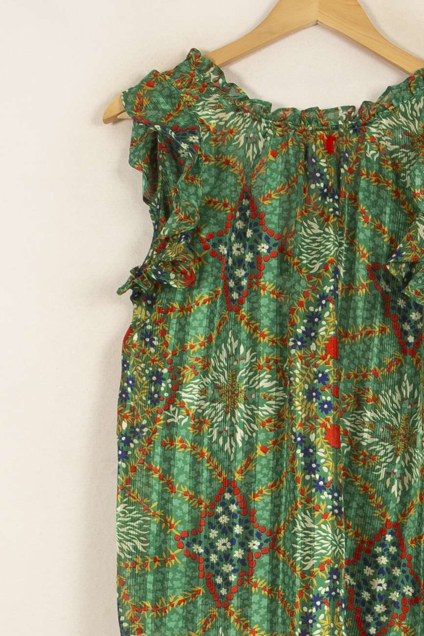 Blouse Verte - Taille S/36 de la marque ba&sh | PARAD41729 - Vendu par Paradigme - Image 3