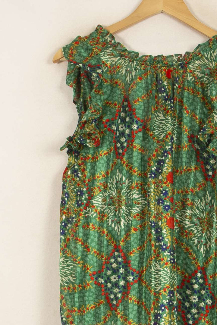 Blouse Verte - Taille S/36 de la marque ba&sh | PARAD41729 - Vendu par Paradigme - Image 3
