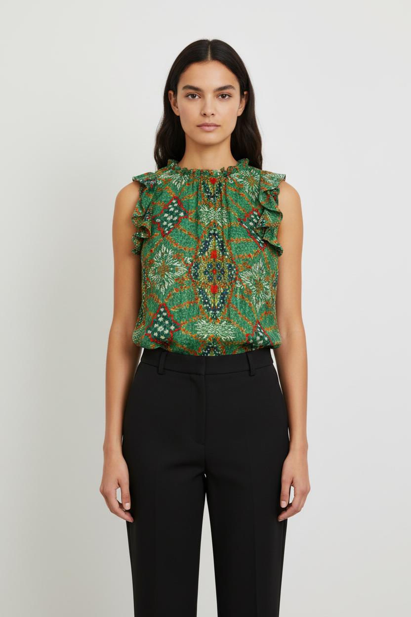 Blouse Verte - Taille S/36