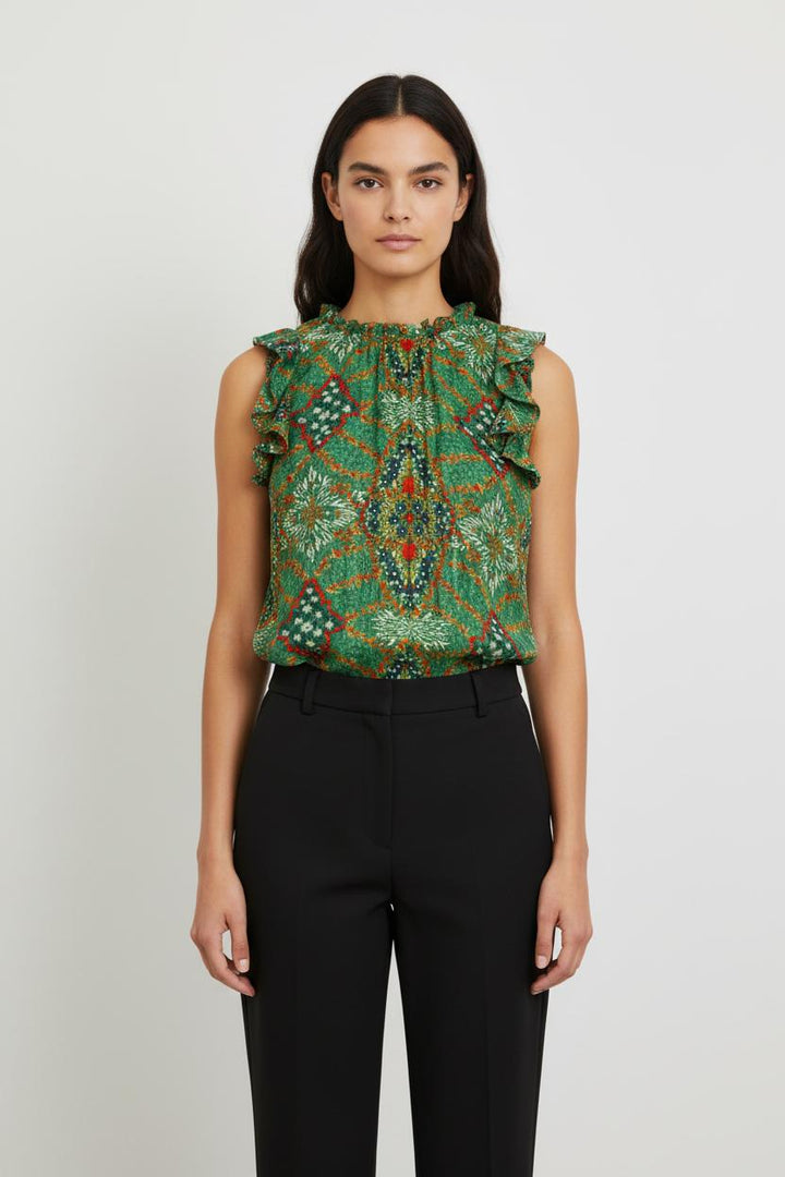 Blouse Verte - Taille S/36