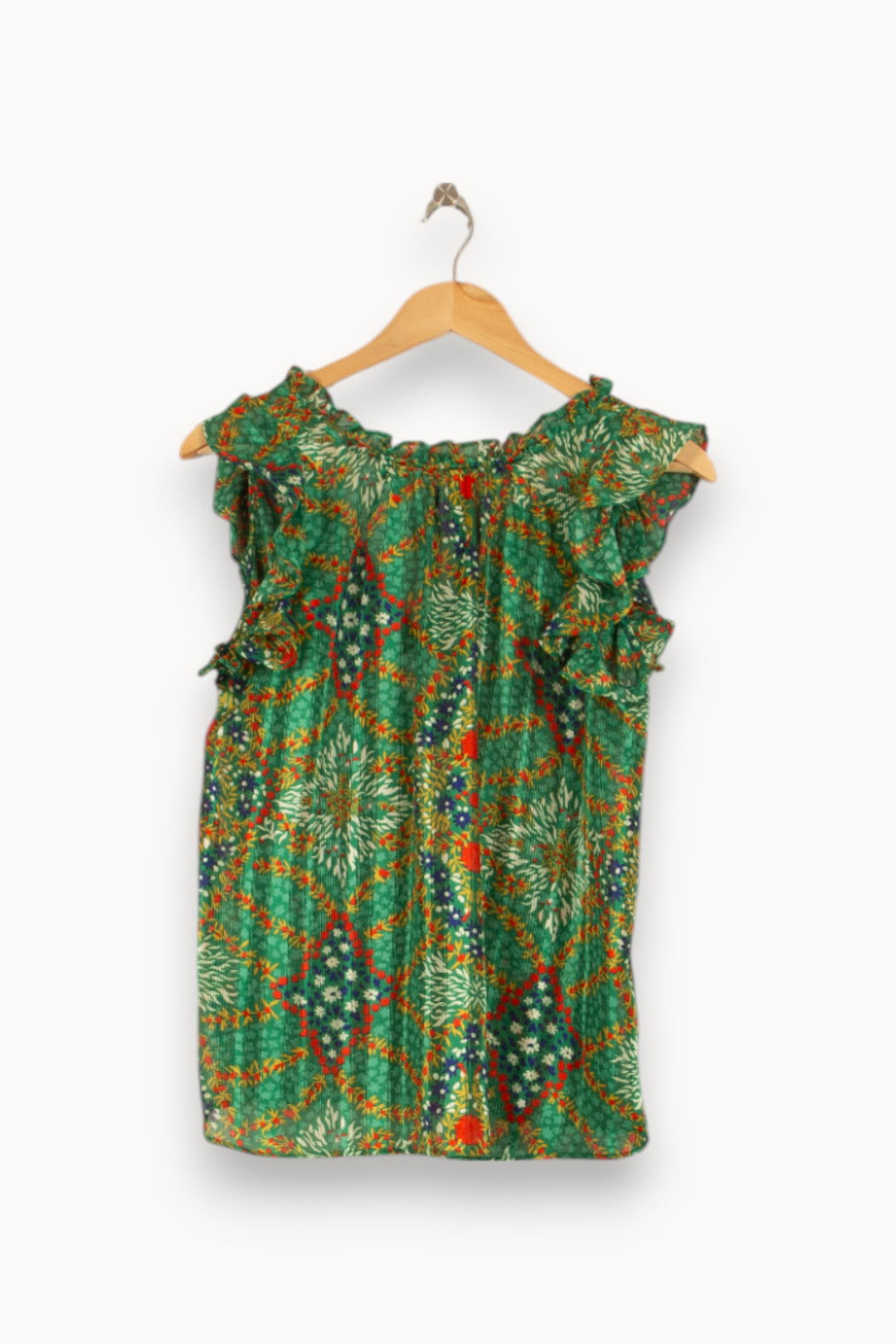 Blouse Verte - Taille S/36 de la marque ba&sh | PARAD41729 - Vendu par Paradigme - Image 2