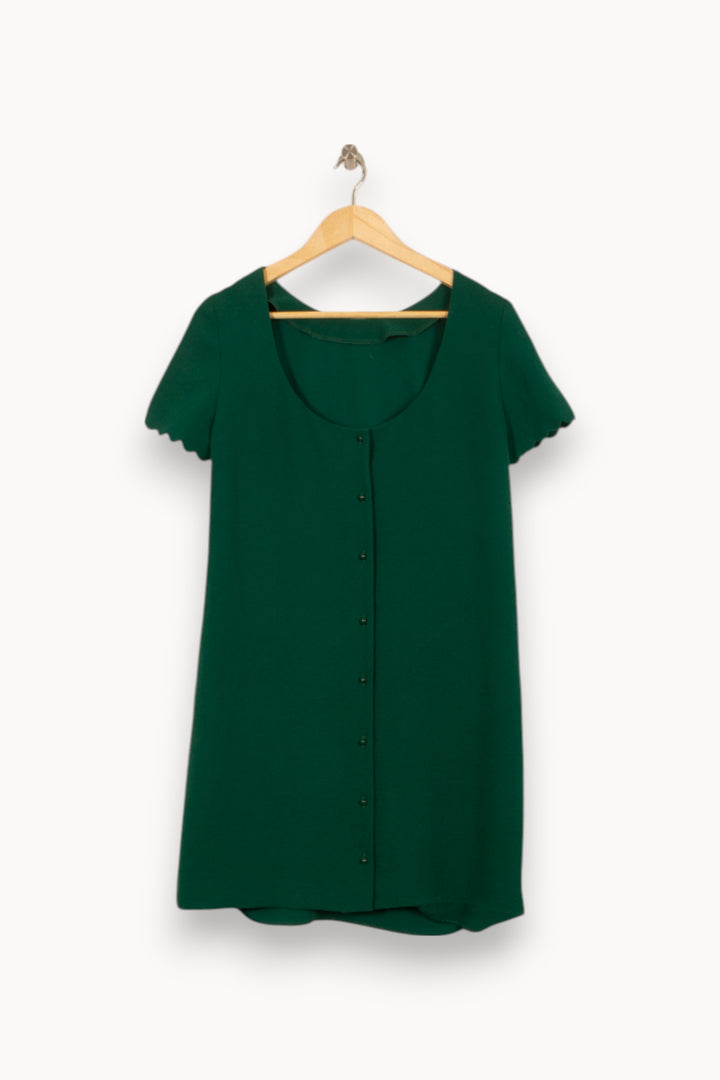Robe Courte Verte - Taille S/36 de la marque Sézane | PARAD41731 - Vendu par Paradigme - Image 4
