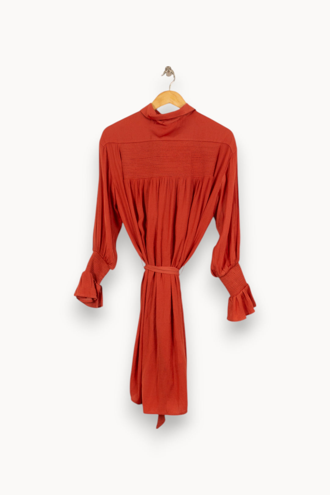 Robe Chemise Orange - Taille S/36 de la marque Maje | PARAD41733 - Vendu par Paradigme - Image 4