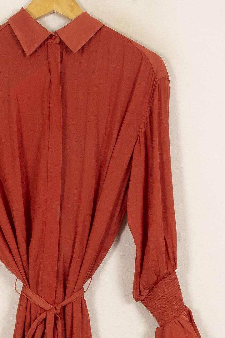 Robe Chemise Orange - Taille S/36 de la marque Maje | PARAD41733 - Vendu par Paradigme - Image 3
