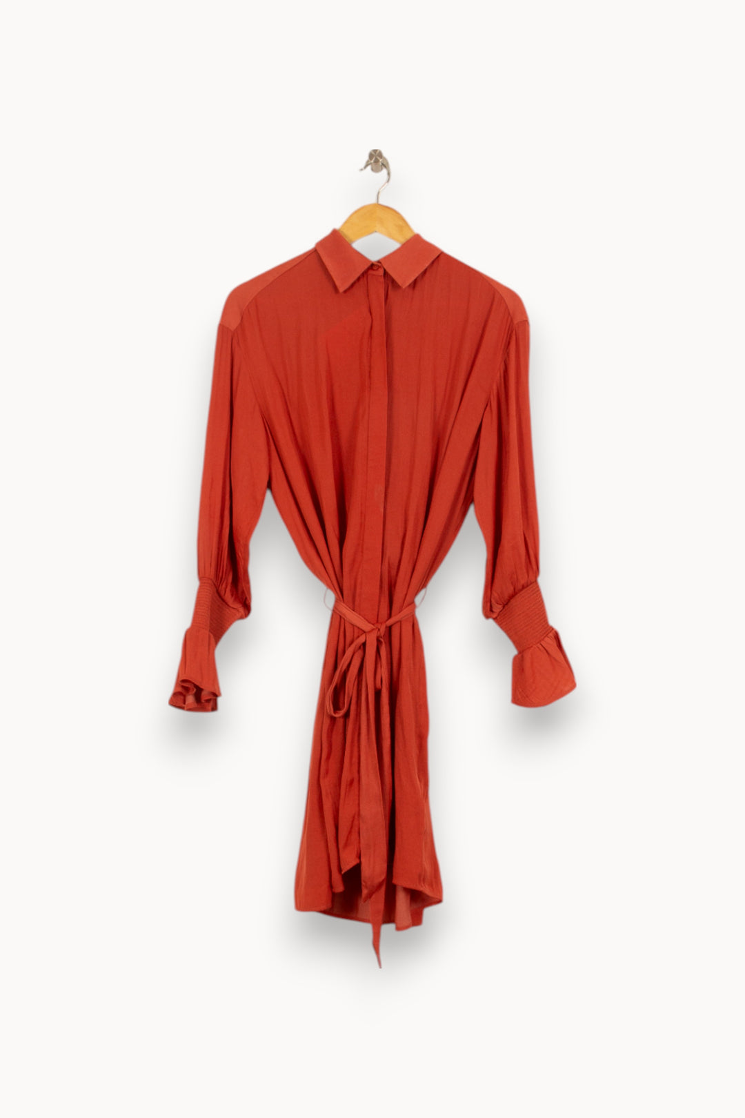 Robe Chemise Orange - Taille S/36 de la marque Maje | PARAD41733 - Vendu par Paradigme - Image 2