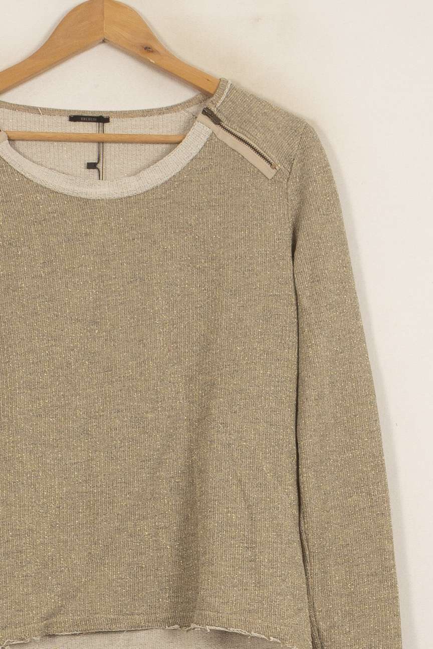 Pull Beige - Taille M/38 de la marque IKKS | PARAD41744 - Vendu par Paradigme - Image 3