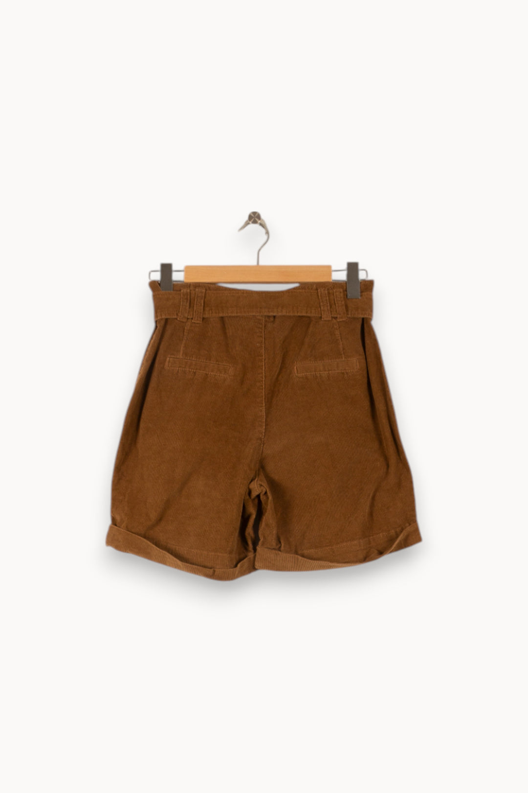 Short Taille Haute Marron - Taille M/38 de la marque Karl Marc John | PARAD41751 - Vendu par Paradigme - Image 4